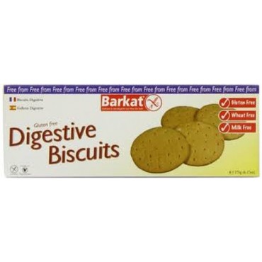 Barkat Gluten Free Digestive Biscuits 175g (Case of 6)